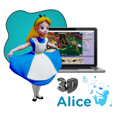 Alice 3d - КИБЕРшкола программирования для детей, компьютерные курсы для школьников, начинающих и подростков - KIBERone г. Пермь