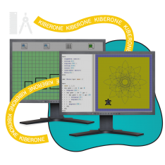 Исполнители чертежник и черепашка - КИБЕРшкола программирования для детей, компьютерные курсы для школьников, начинающих и подростков - KIBERone г. Пермь