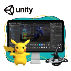 Мир игр на Unity 2D на популярном движке + AI-помощники - КИБЕРшкола программирования для детей, компьютерные курсы для школьников, начинающих и подростков - KIBERone г. Пермь