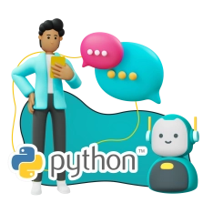 Умный чат-бот на Python на Telegram - КИБЕРшкола программирования для детей, компьютерные курсы для школьников, начинающих и подростков - KIBERone г. Пермь
